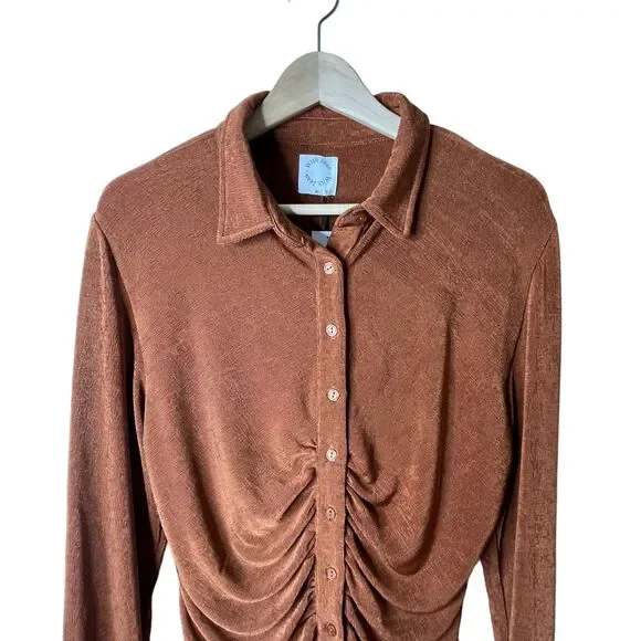 NWT With Jean Andy Dress in Chocolate Sz XL - Picture 4 of 10